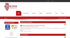 Desktop Screenshot of illinoispress.org